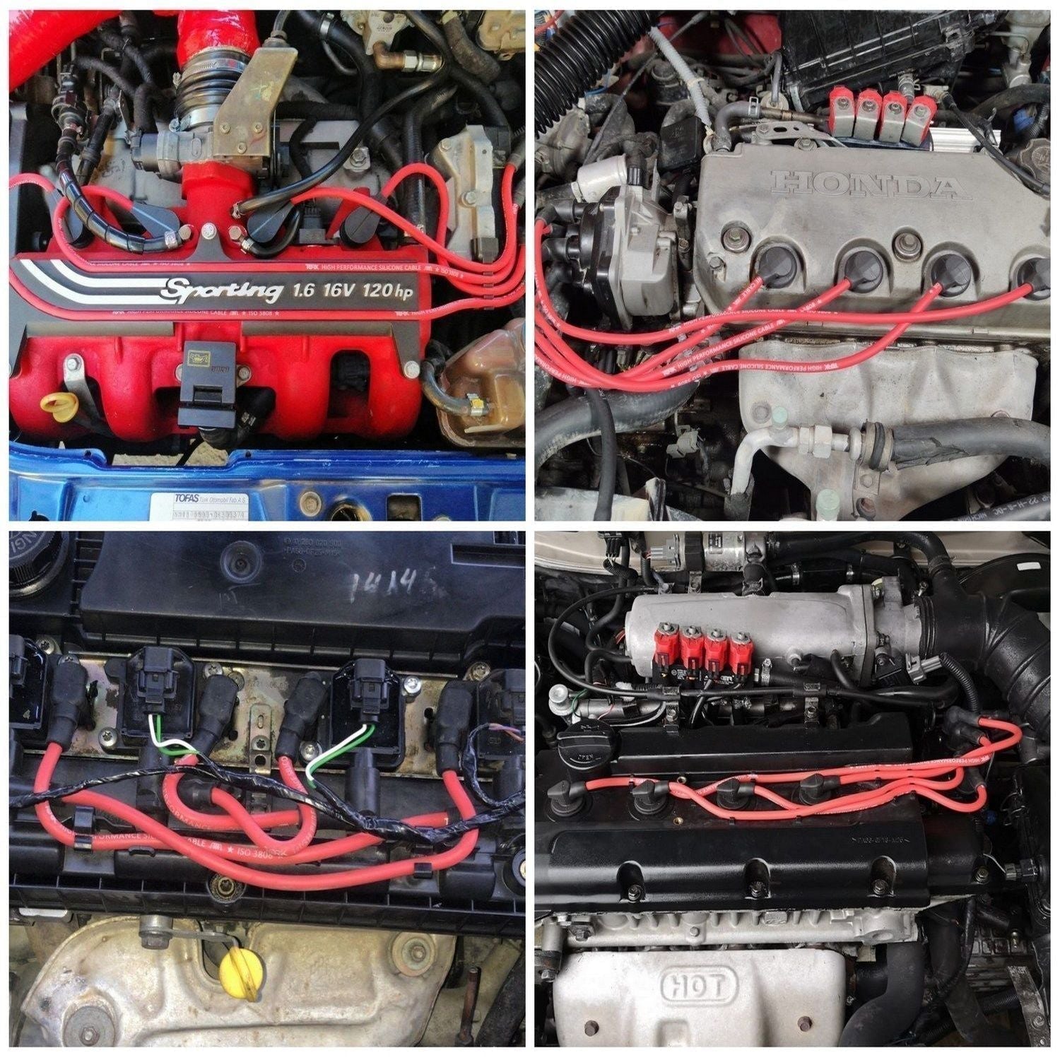 VW: Golf, Polo 1.2 TSI - Audi: A1, A3 1.2 TSFI - Seat: Ibiza, Leon 1.2 TSI (CBZA, CBZB) Performance Spark Plug Cable
