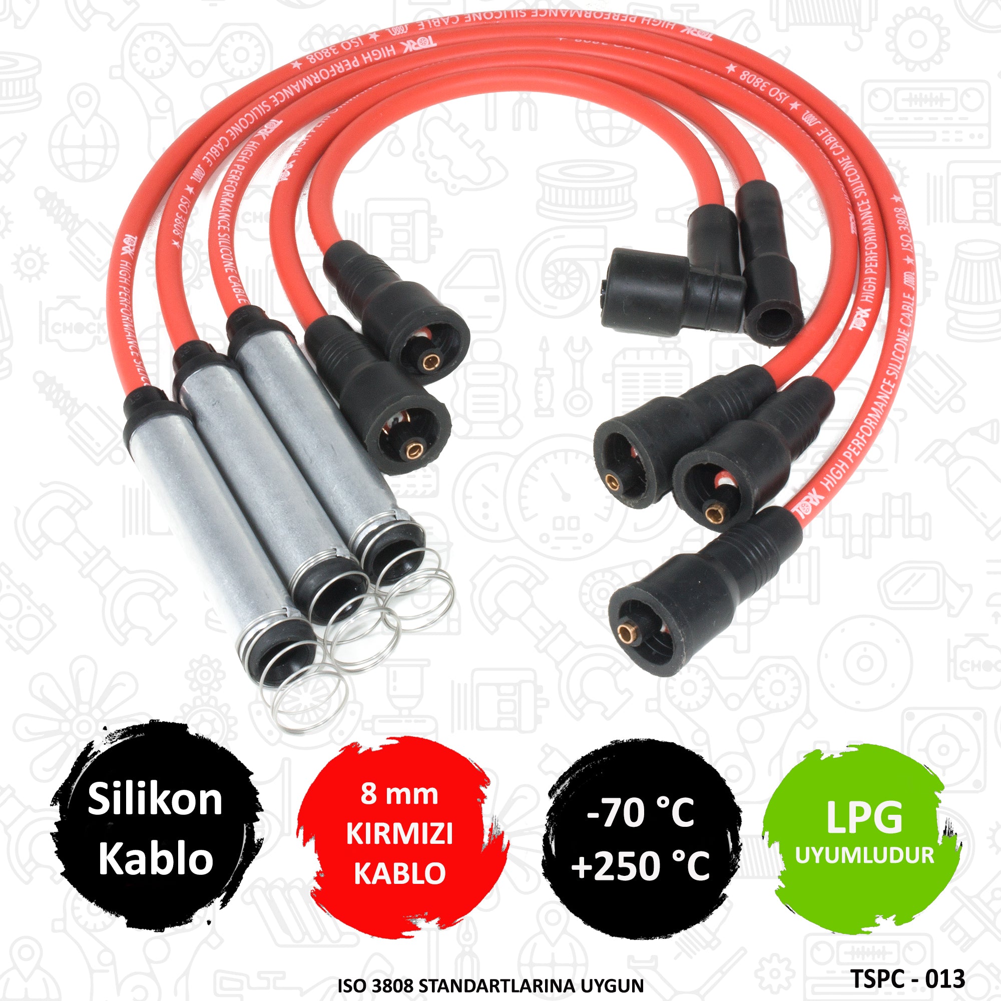 Opel: Vectra A 1.8 2.0 8V (C20NE, C18NZ, 20SEH, 20NE, E18NVR) Performans Buji Kablosu