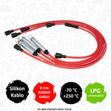 Opel: Vectra A, Omega A (E18NVR, 18SEH, 18NV, C20NE, 20SE, 18SV Motor) Performans Buji Kablosu
