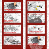 Citroen: C3, C4, C5 - Peugeot: 208, 308, 508, 2008, 3008, 5008 - DS3, DS7 Performans Hava Filtresi
